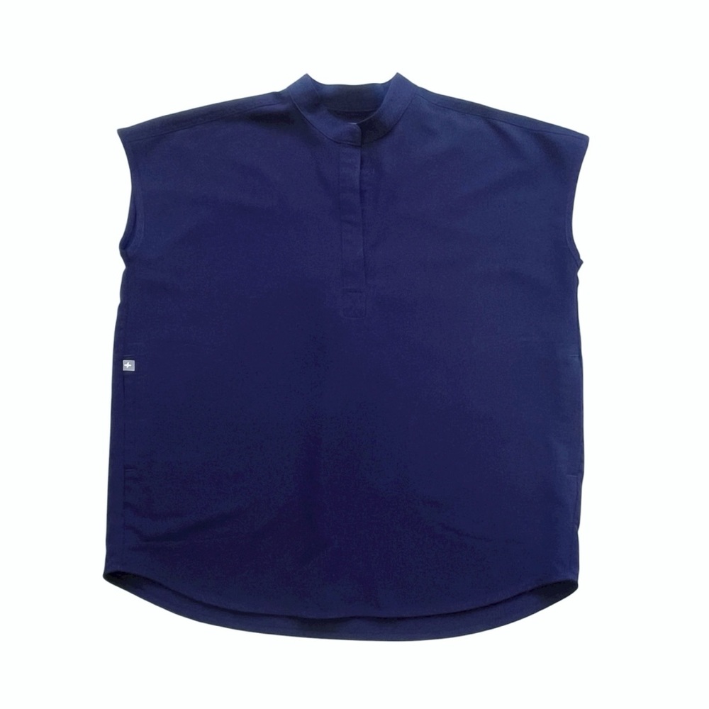 Figs Technical Collection Rafaela Navy Blue Scrub Top XS